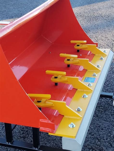 skid steer snow bucket reviews|tractor bucket rubber snow edge.